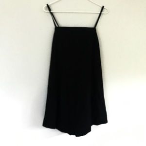 Johansen black linen romper